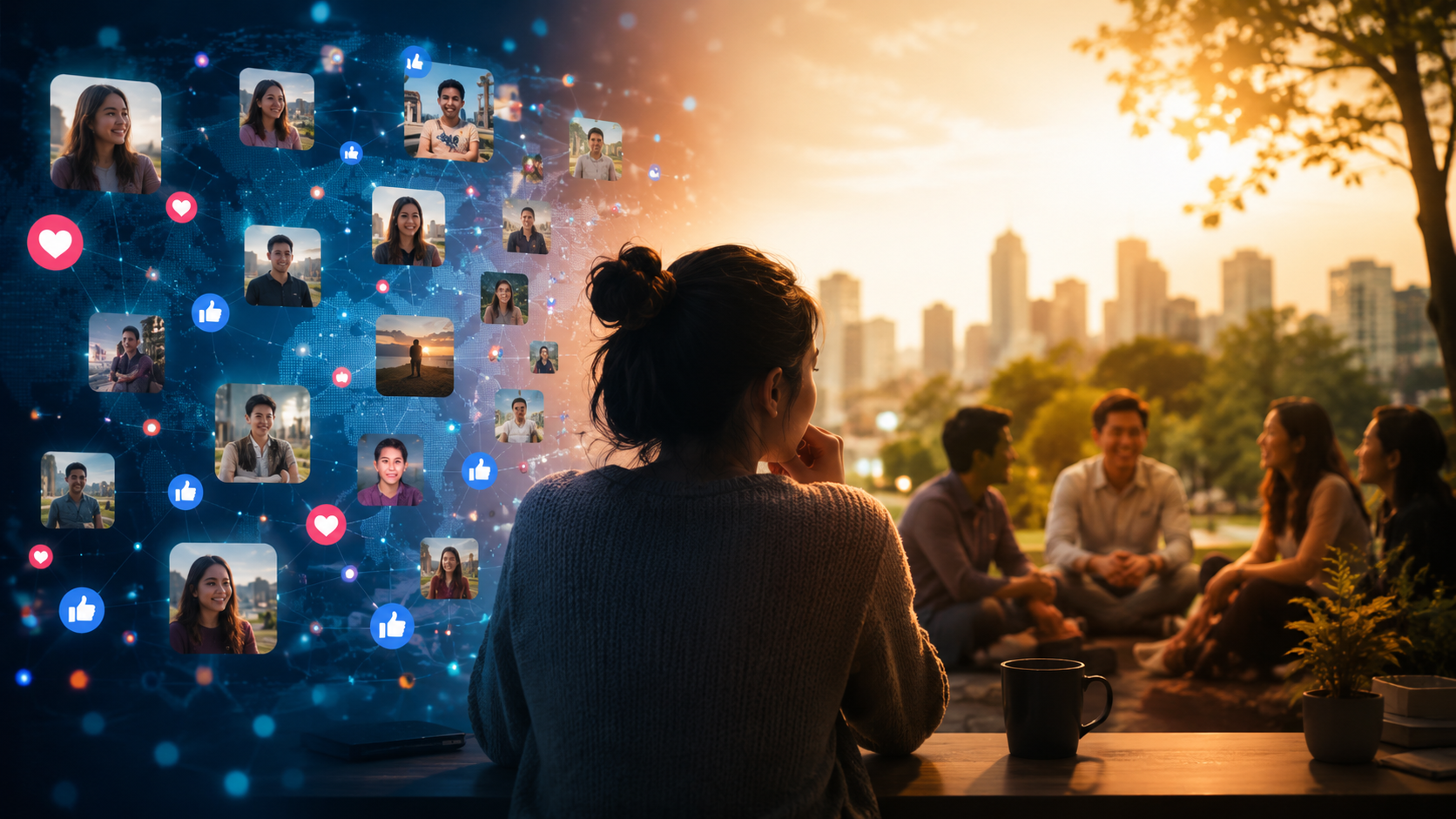 Bridging Digital and Real Connections
