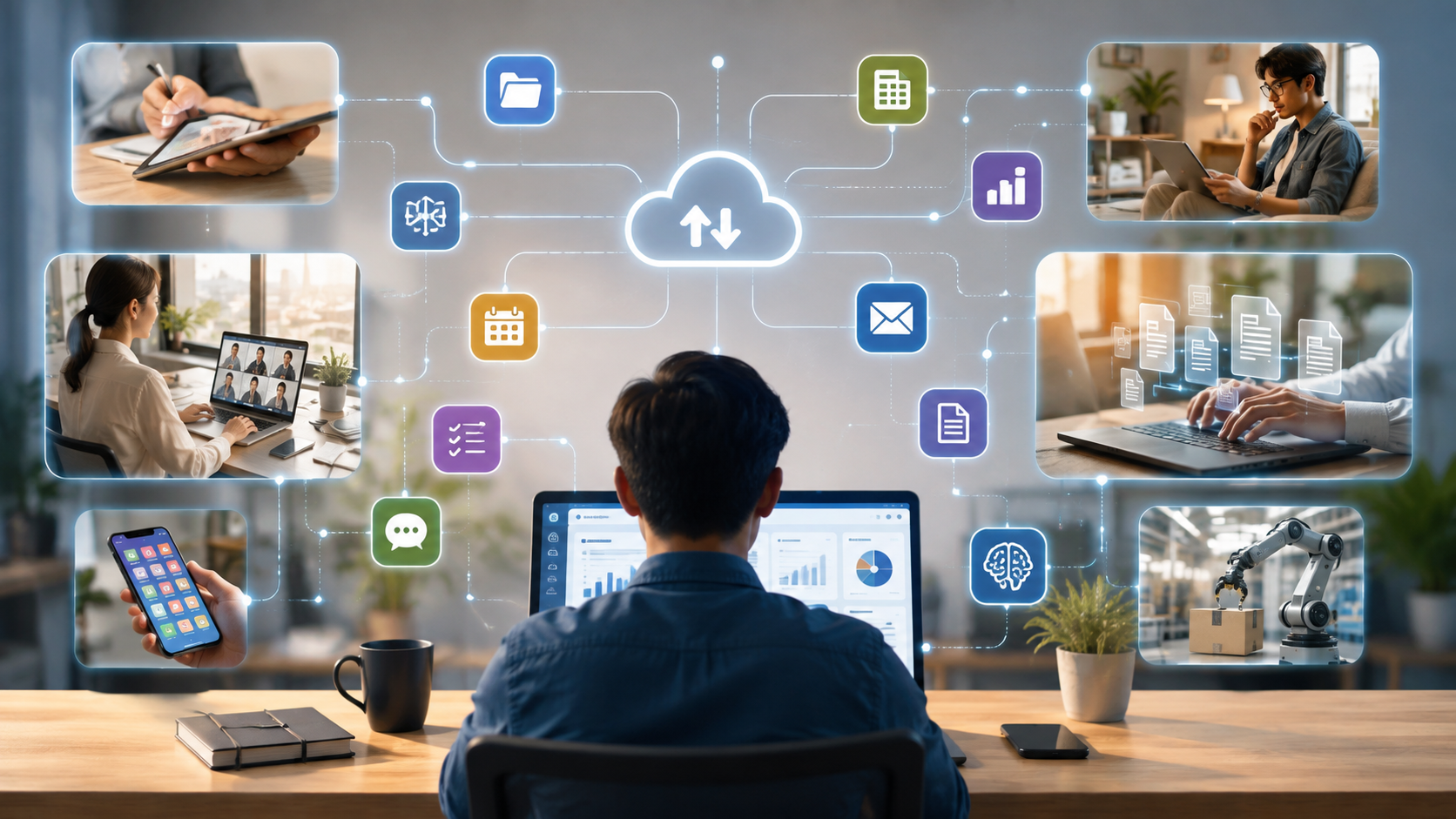 Connected Workspace Cloud Productivity Network