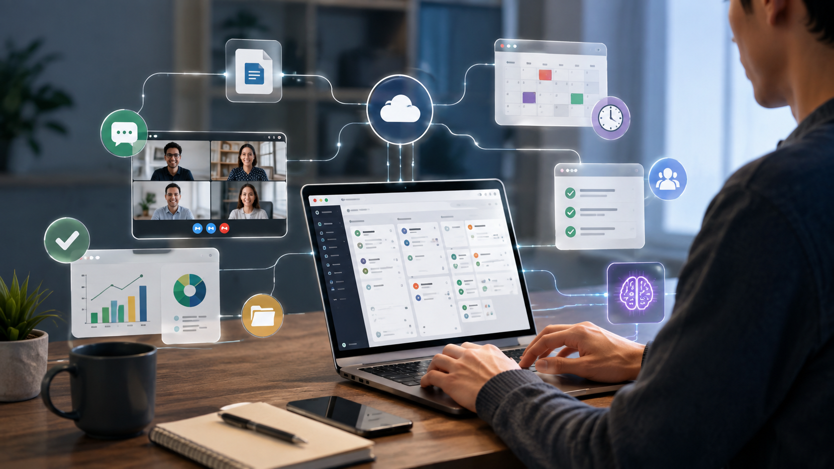 Connected Workspace Productivity Network