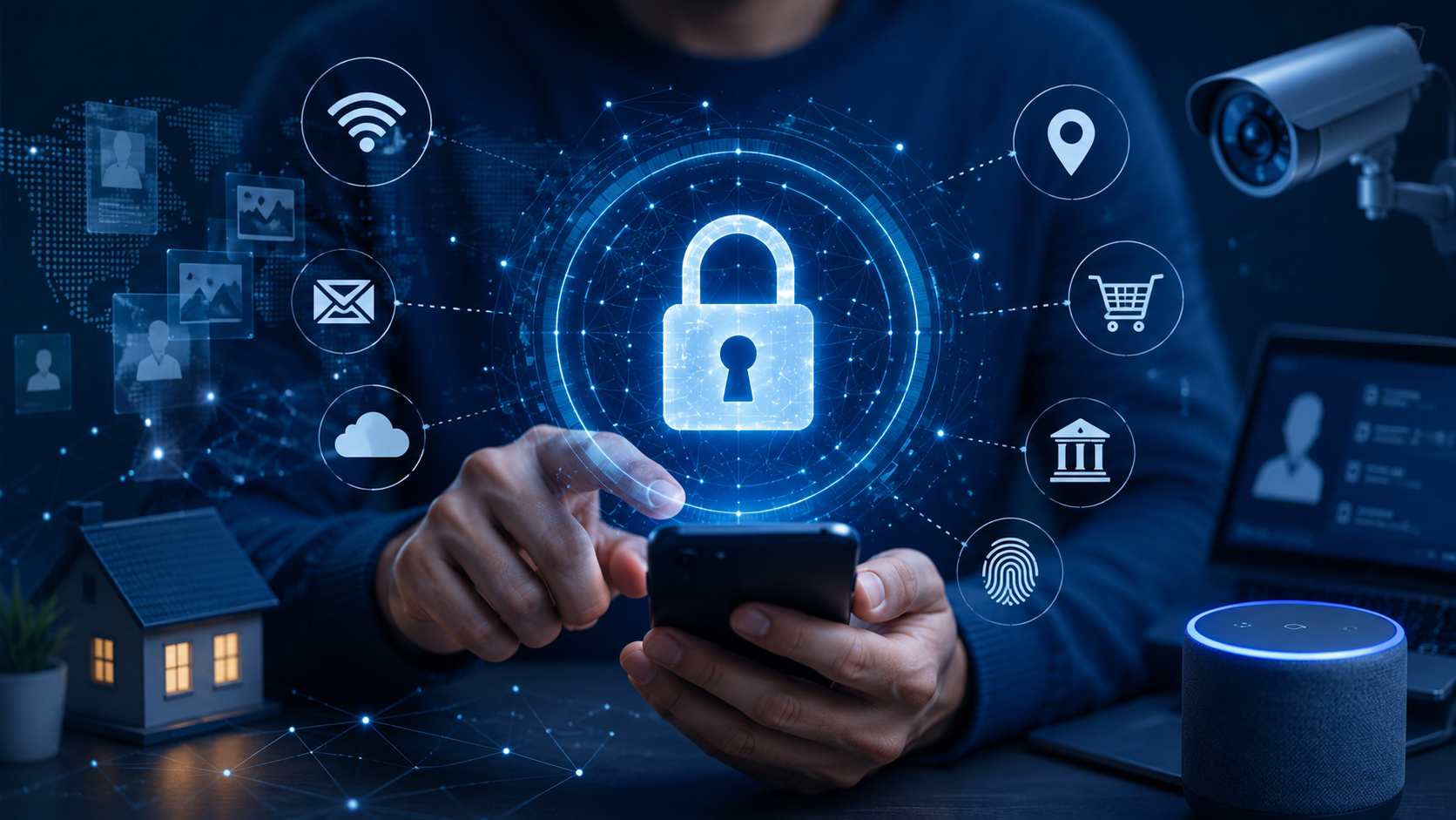 Holographic Cybersecurity Privacy Network