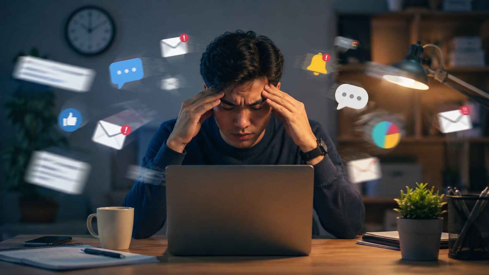 Overwhelmed by Digital Distractions