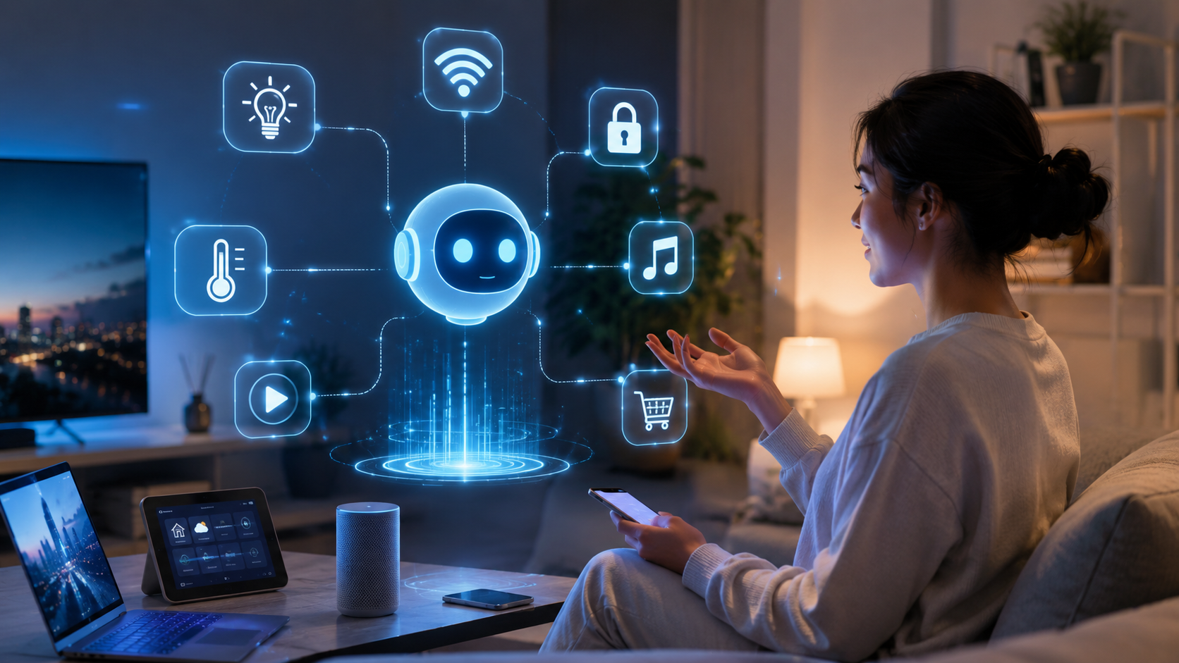 Smart Home Holographic Assistant